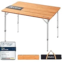 Amazon.co.jp: KingCamp 折りたたみテーブル キャンプ テーブル